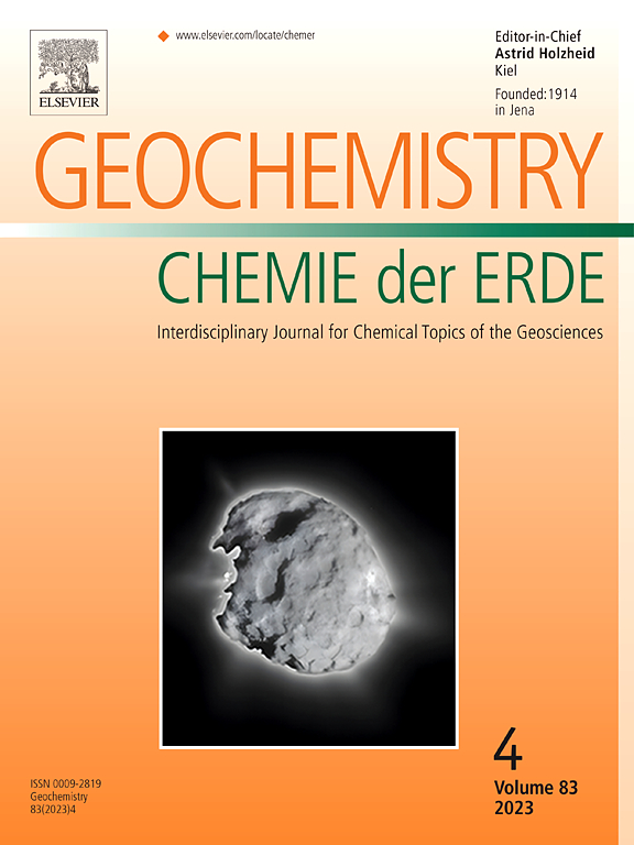 Go to journal home page - Geochemistry