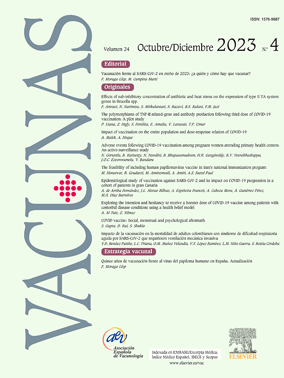 Go to journal home page - Vacunas